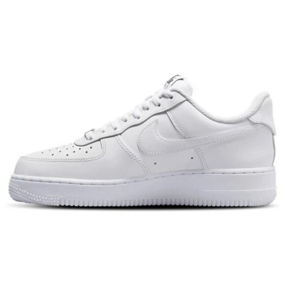 New Nike Air Force 1 Low '07 Flyease Triple White (Women's) - Picture 2 of 5